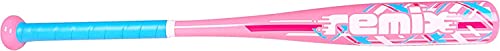 Rawlings Remix T-Ball Bat | USA Baseball | -12 | 1 Pc. Aluminum | 2 1/4 Barrel | Pink | 24 inch