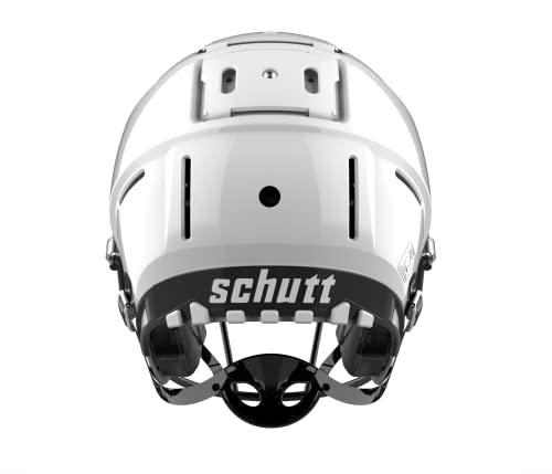 Schutt Sports F7 LX1 Youth Football Helmet (Facemask NOT Included), White, Large