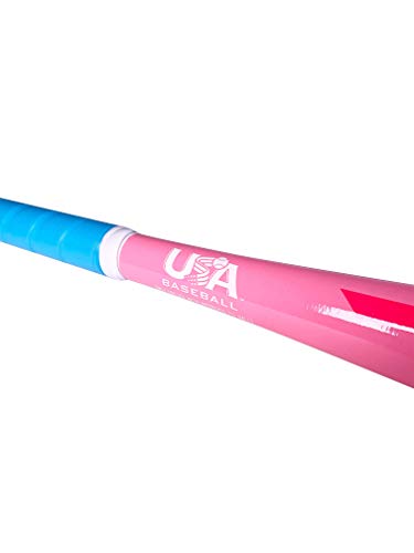 Rawlings Remix T-Ball Bat | USA Baseball | -12 | 1 Pc. Aluminum | 2 1/4 Barrel | Pink | 24 inch