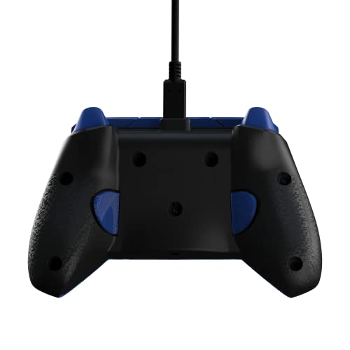 PDP Gaming REMATCH Advanced Wired Controller Licensed for Xbox Series X|S/Xbox One/PC, Customizable, App Supported - Glitch Blue (Amazon Exclusive)