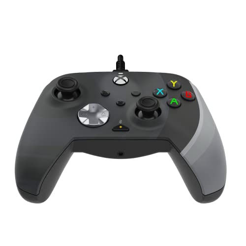 PDP Gaming REMATCH Advanced Wired Controller Licensed for Xbox Series X|S/Xbox One/PC, Customizable, App Supported - Radial Black