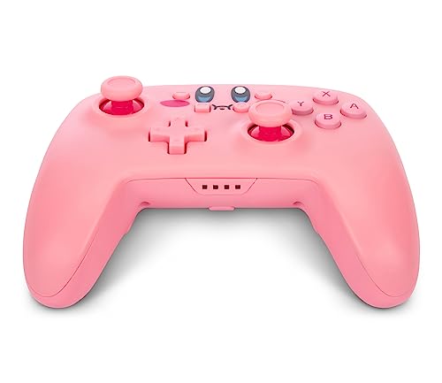PowerA Wireless Nintendo Switch Controller - Kirby, AA Battery Powered (Battery Included), Nintendo Switch Pro Controller, Mappable Gaming Buttons, Officially Licensed by Nintendo