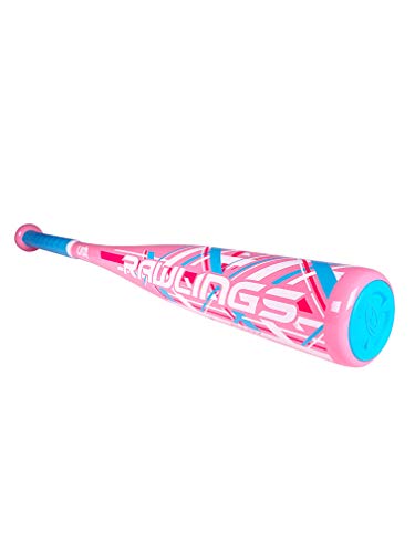Rawlings Remix T-Ball Bat | USA Baseball | -12 | 1 Pc. Aluminum | 2 1/4 Barrel | Pink | 24 inch