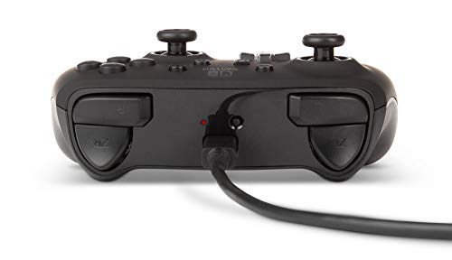 PowerA Enhanced Nintendo Switch Controller Wireless - Black, Rechargeable Pro Controller for Switch, Immersive Motion Control and Advanced Gaming Buttons