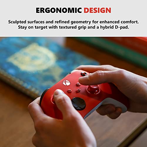 Xbox Core Wireless Controller – Pulse Red – Xbox Series X|S, Xbox One, and Windows Devices