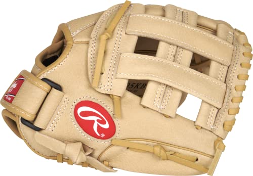 Rawlings Sure Catch Glove Series | T-Ball & Youth Baseball Gloves | Right Hand Throw | 10.5" | Kris Bryant Model Brown