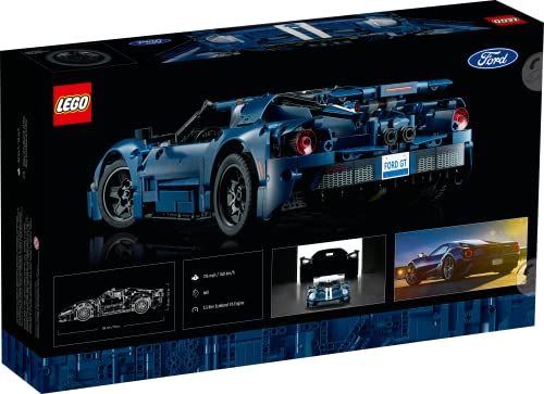 LEGO Technic 2022 Ford GT 42154 Car Model Kit for Adults to Build, Collectible Set, 1:12 Scale Supercar with Authentic Features, Gift Idea That Fuels Creativity and Imagination