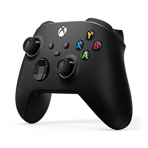 Microsoft Xbox Wireless Controller Carbon Black - Wireless & Bluetooth Connectivity - New Hybrid D-pad - New Share Button - Featuring Textured Grip - Easily Pair & Switch Between Devices