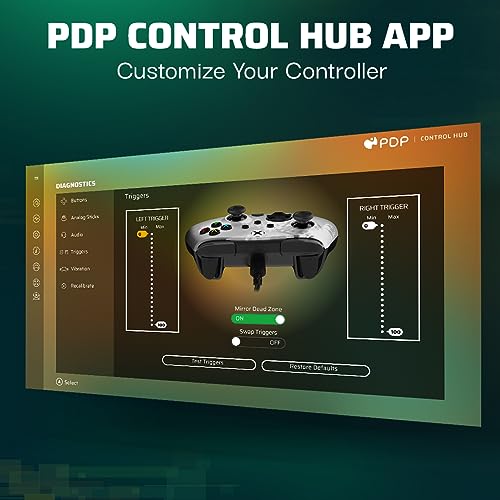 REMATCH Advanced Wired Controller Licensed for Xbox Series X|S, Xbox One, & Windows 10/11 PC: Glitch Black