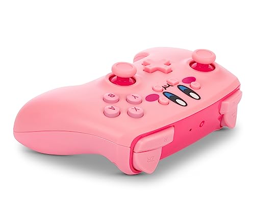 PowerA Wireless Nintendo Switch Controller - Kirby, AA Battery Powered (Battery Included), Nintendo Switch Pro Controller, Mappable Gaming Buttons, Officially Licensed by Nintendo