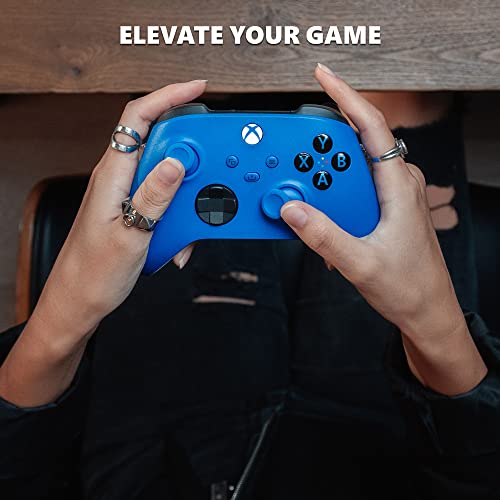Xbox Core Wireless Controller – Shock Blue – Xbox Series X|S, Xbox One, and Windows Devices