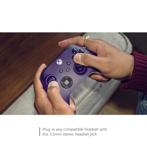 Microsoft Xbox Wireless Controller Astral Purple - Wireless & Bluetooth Connectivity - New Hybrid D-Pad - New Share Button - Featuring Textured Grip - Easily Pair & Switch Between Devices