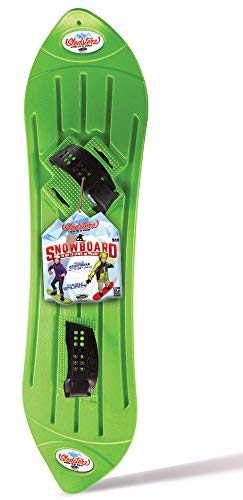 The Original Sledsterz Kids' Snowboard by Geospace in Green