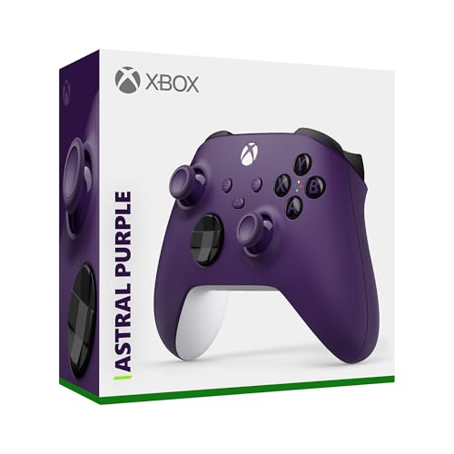 Microsoft Xbox Wireless Controller Astral Purple - Wireless & Bluetooth Connectivity - New Hybrid D-Pad - New Share Button - Featuring Textured Grip - Easily Pair & Switch Between Devices