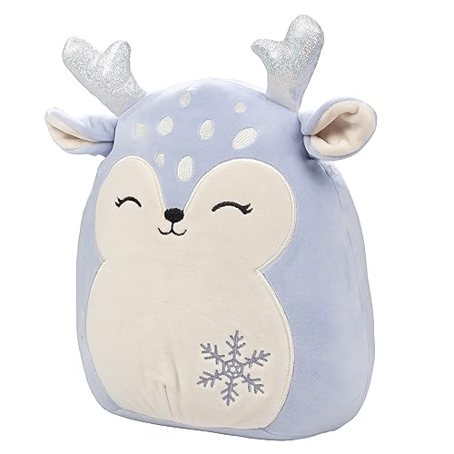 Squishmallows 10" Farryn The Purple Fawn - Official Kellytoy Christmas Plush - Collectible Soft & Squishy Holiday Stuffed Animal Toy - Add to Your Squad - Gift for Kids, Girls & Boys - 10 Inch