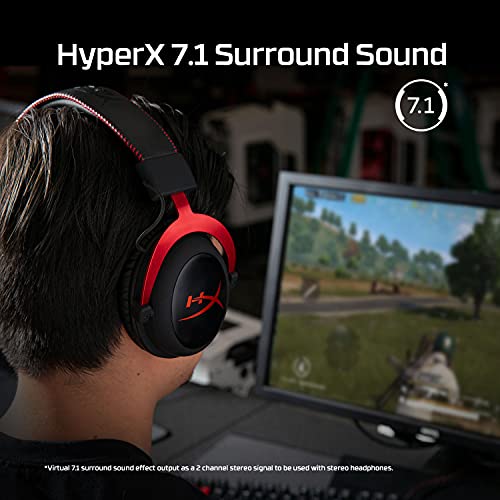 HyperX Cloud II Gaming Headset - 7.1 Surround Sound - Memory Foam Ear Pads - Durable Aluminum Frame - Works with PC, PS4, PS4 PRO, Xbox One, Xbox One S - Gun Metal (KHX-HSCP-GM)