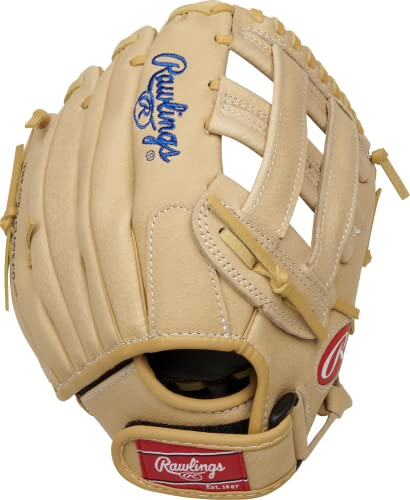 Rawlings Sure Catch Glove Series | T-Ball & Youth Baseball Gloves | Right Hand Throw | 10.5" | Kris Bryant Model Brown