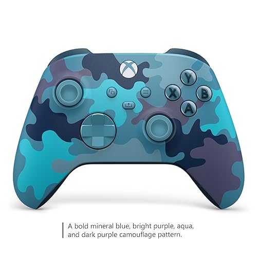 Xbox Special Edition Wireless Controller – Mineral Camo – Xbox Series X|S, Xbox One, and Windows Devices