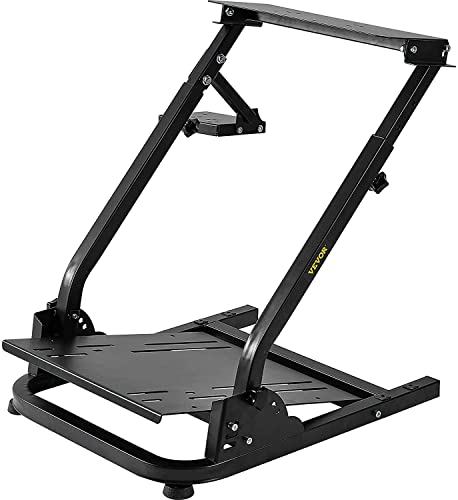 VEVOR G920 Racing Steering Shifter Mount fit for Logitech G27 G25 G29 Gaming Stand Wheel Pedals NOT Included, Black