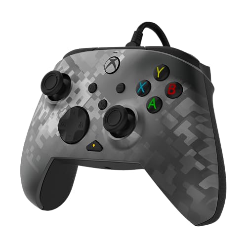 REMATCH Advanced Wired Controller Licensed for Xbox Series X|S, Xbox One, & Windows 10/11 PC: Glitch Black