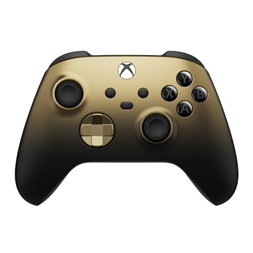 Xbox Wireless Controller Gold Shadow Special Edition - Wireless & Bluetooth Connectivity - New Hybrid D-Pad - New Share Button - Featuring Textured Grip - Easily Pair & Switch Between Devices
