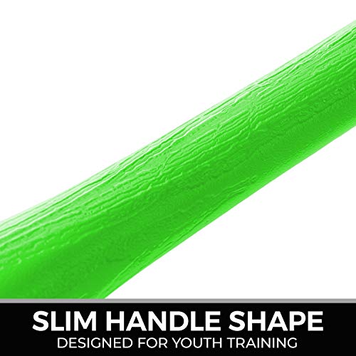 Franklin Sports Plastic Baseball Bat and Ball Set - MLB Kids Plastic Bats - Lightweight Kids Bat + Plastic Baseball Set - 30" Youth Baseball Bat - Green