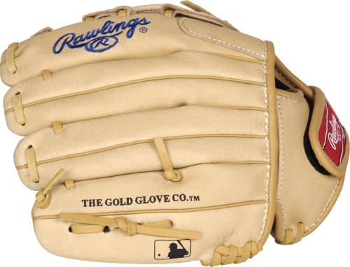 Rawlings Sure Catch Glove Series | T-Ball & Youth Baseball Gloves | Right Hand Throw | 10.5" | Kris Bryant Model Brown