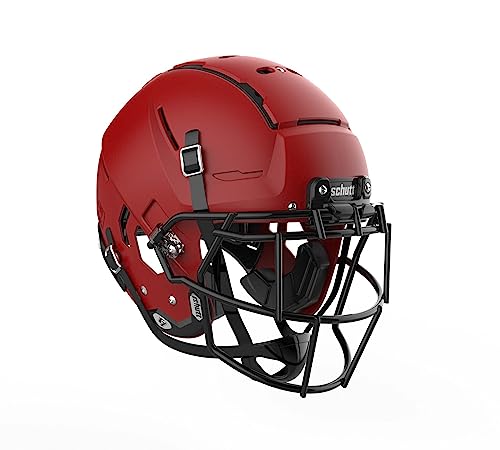 Schutt Sports F7 LX1 Youth Football Helmet, Facemask NOT Included, Matte Scarlet, Large
