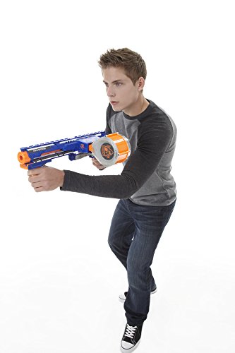 Nerf Rampage N-Strike Elite Toy Blaster with 25 Dart Drum Slam Fire for Kids, Teens, & Adults (Amazon Exclusive)