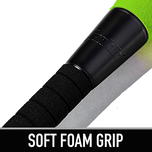 Franklin Sports MLB Kids Foam Baseball Bat + Ball Set - Jumbo Oversize Tball + Baseball Bat + Foam Ball for Kids + Toddlers - Green - 24"