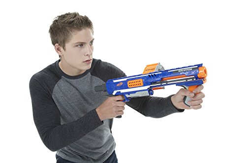 Nerf Rampage N-Strike Elite Toy Blaster with 25 Dart Drum Slam Fire for Kids, Teens, & Adults (Amazon Exclusive)