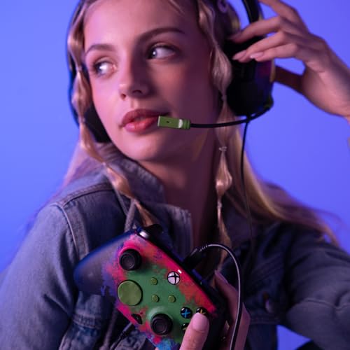 PDP Space Dust Bundle Pack: REMATCH GLOW Advanced Wired Controller & AIRLITE GLOW Wired Headset For Xbox Series X|S, Xbox One, & Windows 10/11 PC, Licensed for Xbox