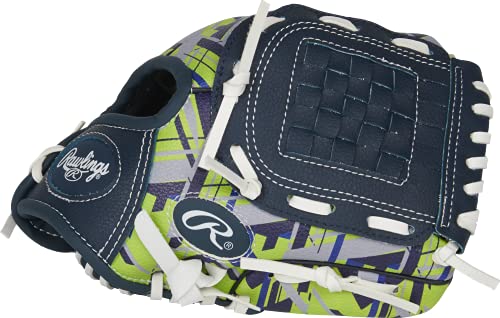 Rawlings Remix Glove Series | T-Ball & Youth Baseball Gloves | Right Hand Throw | 9" | Green