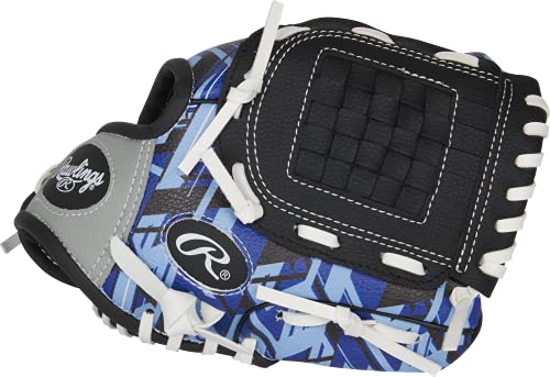 Rawlings Remix Glove Series | T-Ball & Youth Baseball Gloves | Right Hand Throw | 9" | Blue
