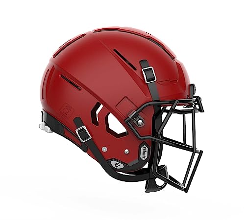 Schutt Sports F7 LX1 Youth Football Helmet, Facemask NOT Included, Matte Scarlet, Large