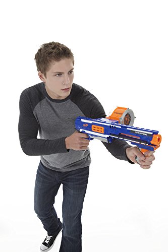 Nerf Rampage N-Strike Elite Toy Blaster with 25 Dart Drum Slam Fire for Kids, Teens, & Adults (Amazon Exclusive)