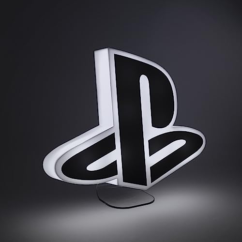 Paladone Playstation Light - Desktop Game Room Lighting - Includes 3 Light Modes - Powered by USB or AAA Batteries - Logo Light