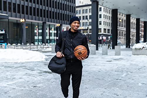 WILSON NBA Forge Series Indoor/Outdoor Basketball - Forge, Crimson, Size 5-27.5"