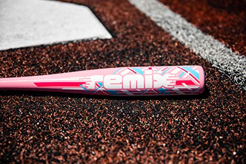 Rawlings Remix T-Ball Bat | USA Baseball | -12 | 1 Pc. Aluminum | 2 1/4 Barrel | Pink | 24 inch