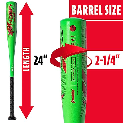 Franklin Sports Aluminum Kids Youth Baseball and Teeball Bats