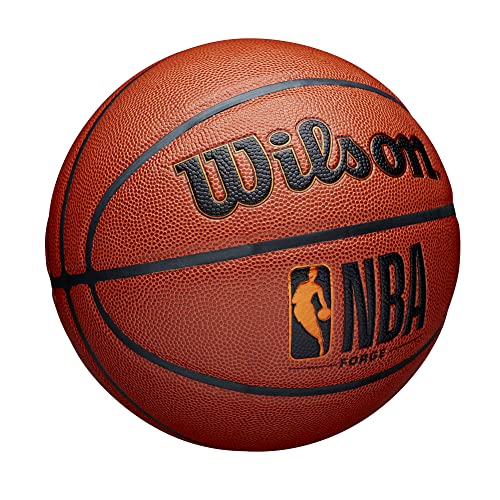 WILSON NBA Forge Series Indoor/Outdoor Basketball - Forge, Brown, Size 7-29.5"