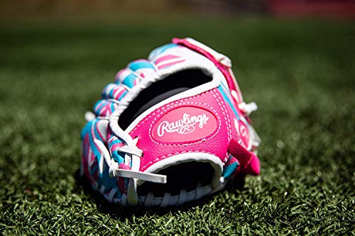 Rawlings | Remix T-Ball & Youth Baseball/Softball Glove | Sizes 9" - 10.5",Pink