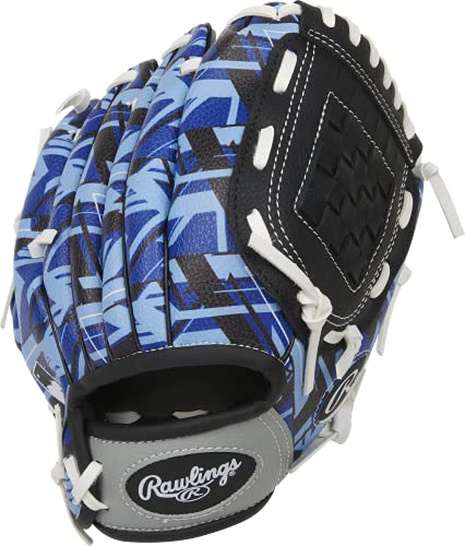 Rawlings Remix Glove Series | T-Ball & Youth Baseball Gloves | Right Hand Throw | 9" | Blue