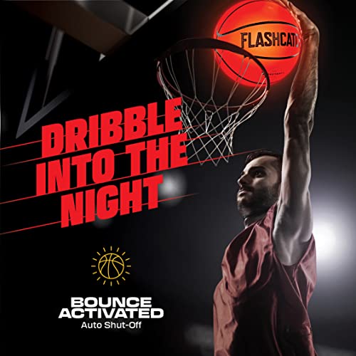 Light Up Basketball - Glow in the Dark Basket Ball NO 7 Sports Gear Gifts for Boys & Girls 8-15+ Year Old Kids, Teens Gift Ideas Cool Boy Toys Ages 8 9 10 11 12 13 14 15 Glowing Night Activity