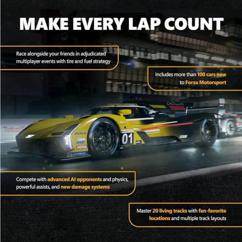 Forza Motorsport: Standard Edition for Xbox Series X - ESRB Rated E (Everyone) - Racing Game - Collect over 500 cars - Race. Stunt. Create. Explore
