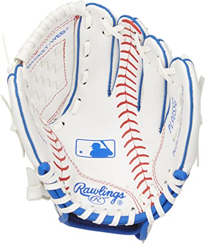 Rawlings | PLAYERS Series T-Ball & Youth Baseball Glove | Right Hand Throw | 9" | Baseball Theme