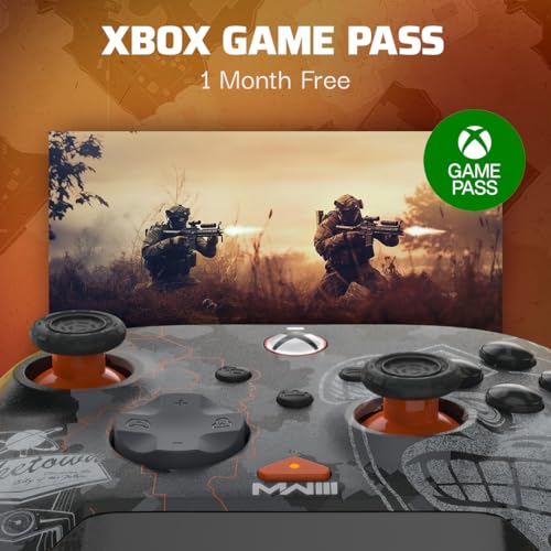 PDP REMATCH GLOW Wired Xbox Controller, Licensed by Microsoft for Xbox, Monkey Bomb Call of Duty