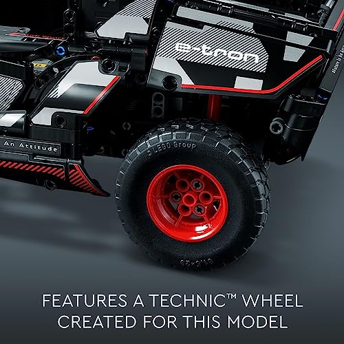 LEGO Technic Audi RS Q e-tron 42160 Advanced Building Kit for Kids Ages 10 and Up, This Remote Controlled Car Toy Features App-Controlled Steering and Makes a Great Gift for Kids Who Love Engineering