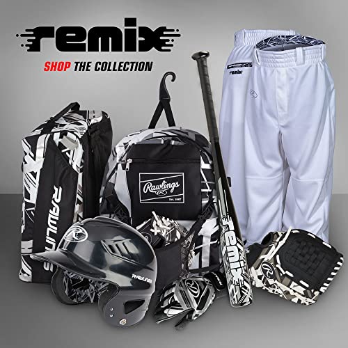 Rawlings Remix Glove Series | T-Ball & Youth Baseball Gloves | Right Hand Throw | 9" | Black