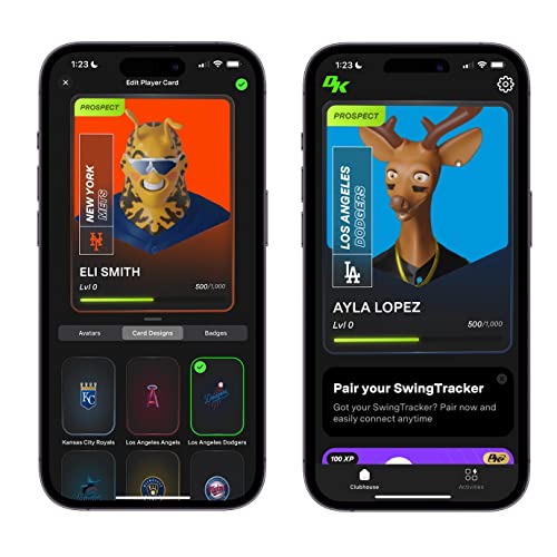 Diamond Kinetics SwingTracker Bat Sensor and Swing Analyzer with FREE 1-Year Membership for Baseball and Softball